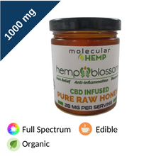 Load image into Gallery viewer, Hemp Blossom Honey with CBD, 28mg per serving