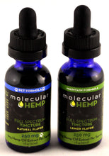 Load image into Gallery viewer, 250 mg + 250 mg Me and My Pet Bundle, Full Spectrum CBD MCT Oil Tinctures, Lemon & Natural Flavor