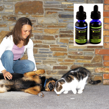 Load image into Gallery viewer, 250 mg + 250 mg Me and My Pet Bundle, Full Spectrum CBD MCT Oil Tinctures, Lemon & Natural Flavor
