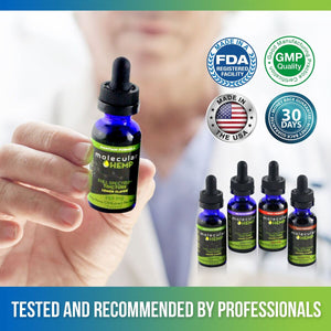 500 mg Relieve Formula Full Spectrum CBD and MCT Oil Tincture, Lemon Flavor-16 mg CBD rich extract per serving
