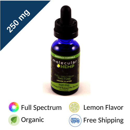 250 mg Maintain Full Spectrum CBD Formula, Lemon