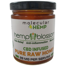 Load image into Gallery viewer, Hemp Blossom Honey with CBD, 28mg per serving