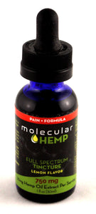750 mg Pain Plus Formula, Full Spectrum CBD MCT Oil Tincture, Lemon Flavor
