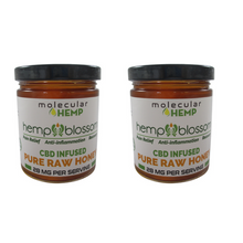 Load image into Gallery viewer, Hemp Blossom Honey with CBD, 28mg per serving